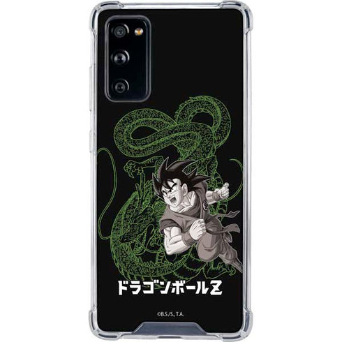Dragon Ball Z Goku and Shenron Galaxy S20 FE Clear Case
